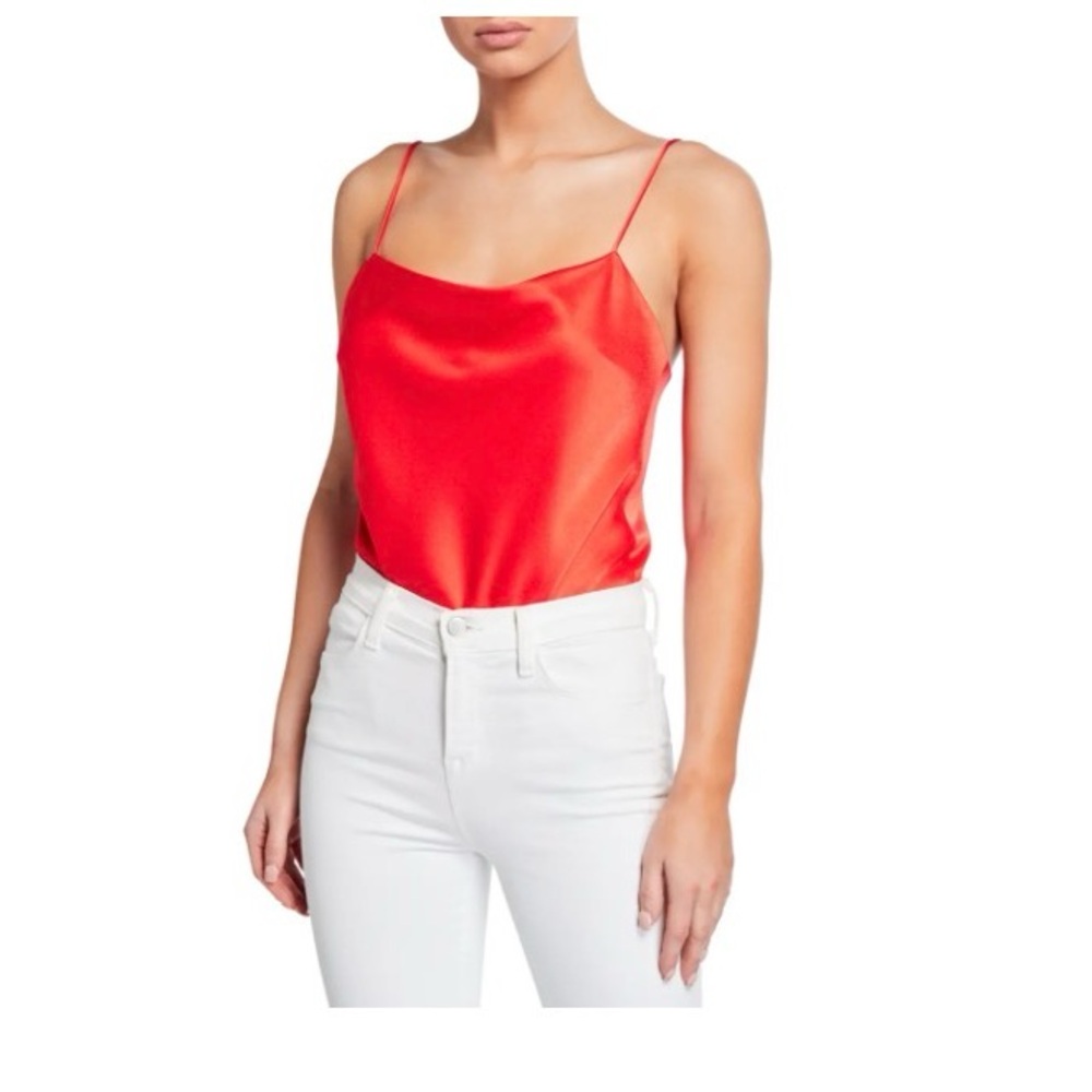Alice and Olivia Harmon Cowl Neck Neck Bodysuit